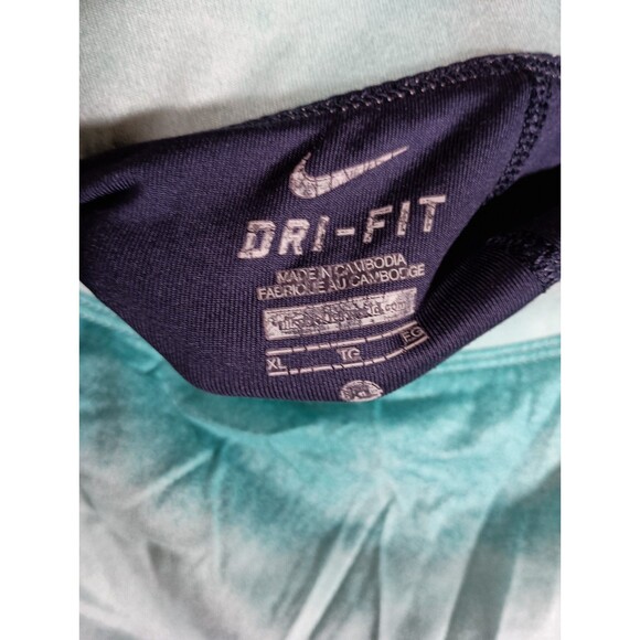 Nike Dri-Fit Ombre Green Mini Skirt Shorts Skort Pickleball Tennis Size XL - Picture 2 of 8